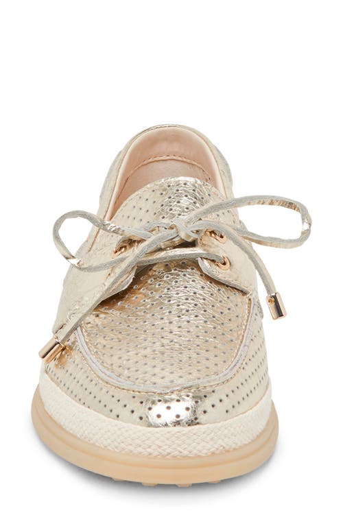 Dolce Vita Doris Boat Shoe In Neutral