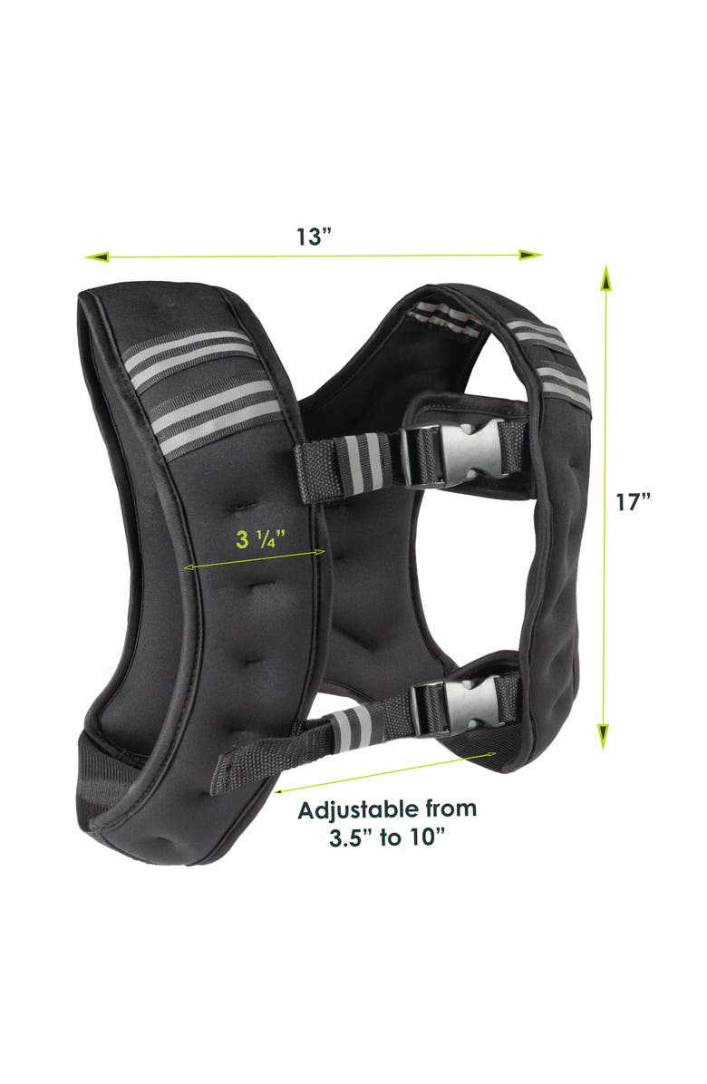 ProsourceFit Weighted Vest, Alternate, color, 12 Lb