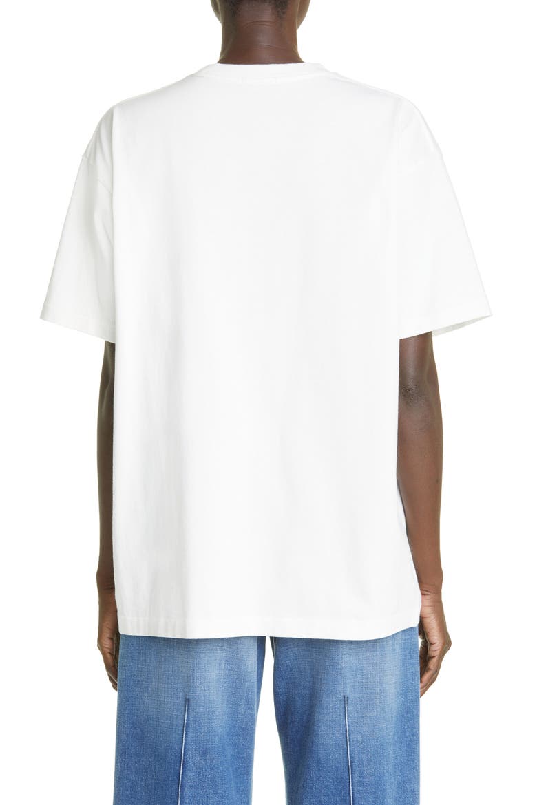 Leafwing Embroidered Pocket Cotton T-Shirt, Alternate, color, WHITE