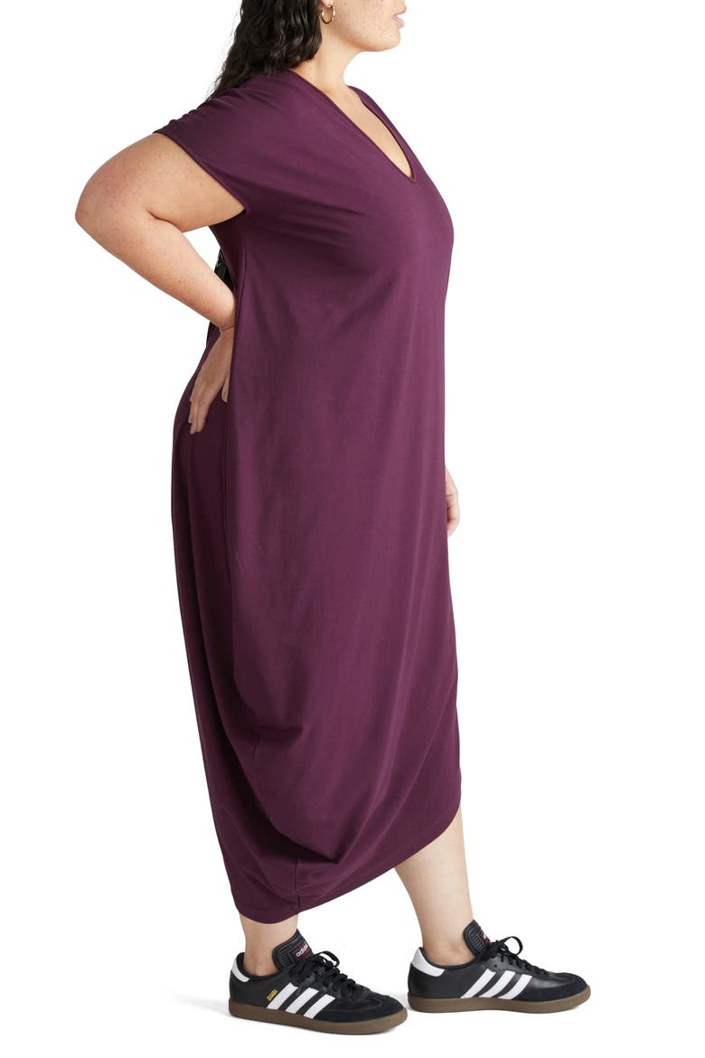 Geneva Asymmetric T-Shirt Dress, Alternate, color, AA