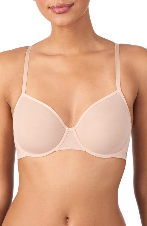 Logo Mesh Unlined Underwire Bra