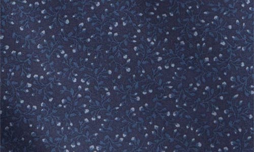 Nordstrom Floral Stretch Button-up Shirt In Navy Blazer Tiny Floral