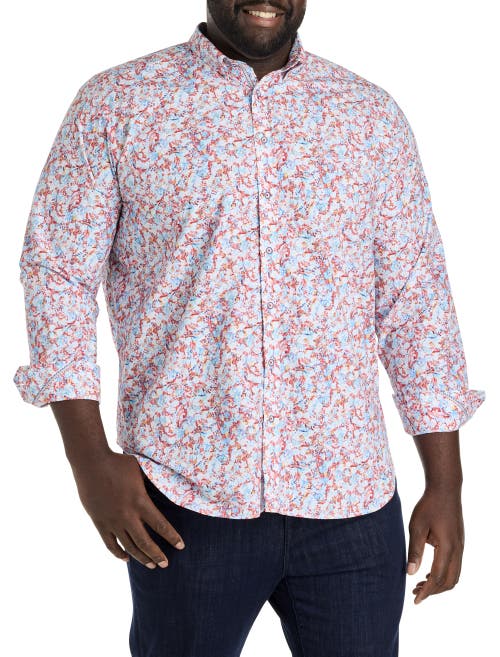 Robert Graham DXL Big & Tall  Kamari Sport Shirt in White  product