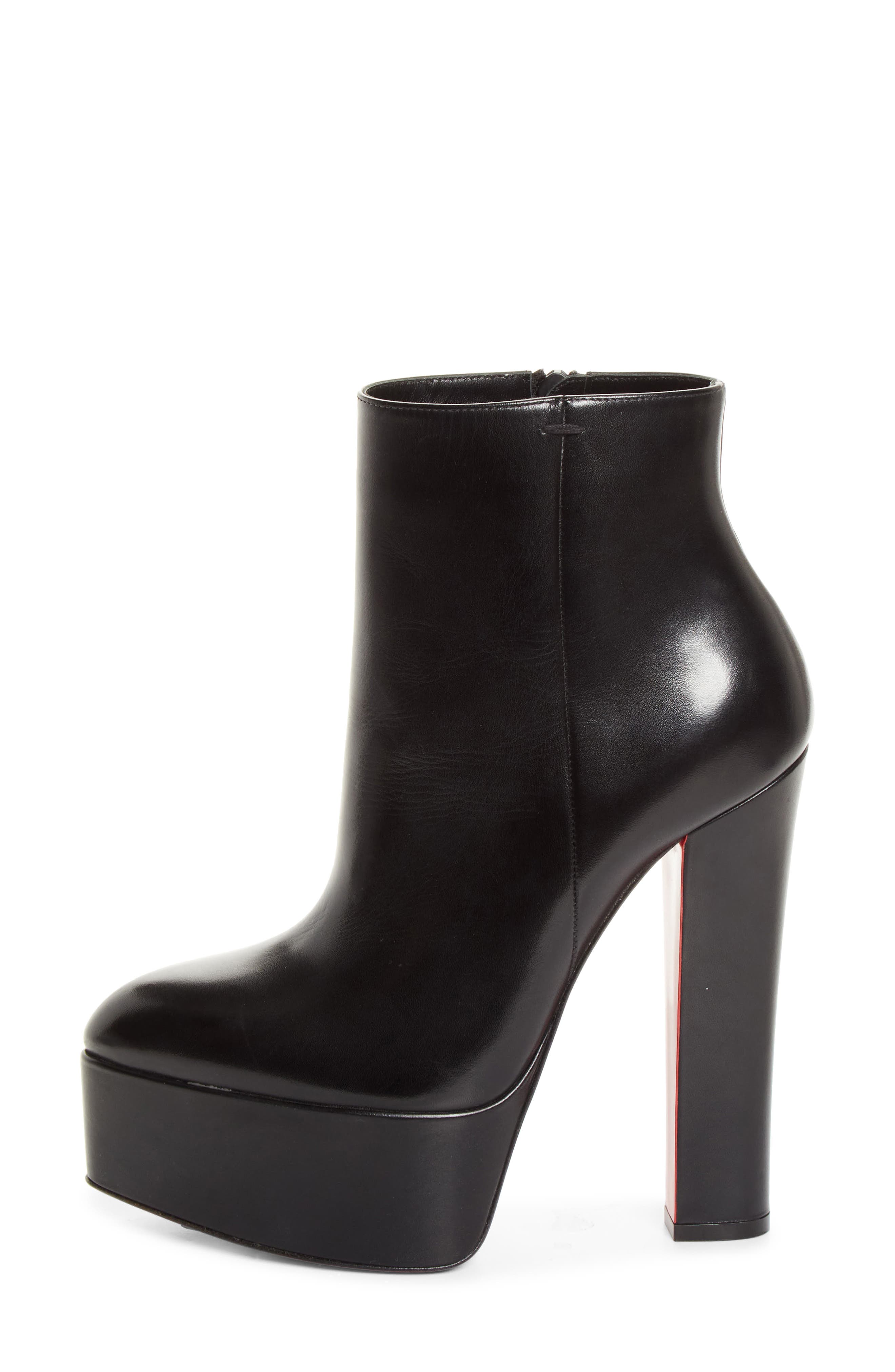 Jenna Platform Bootie, Alternate, color, BK01 BLACK