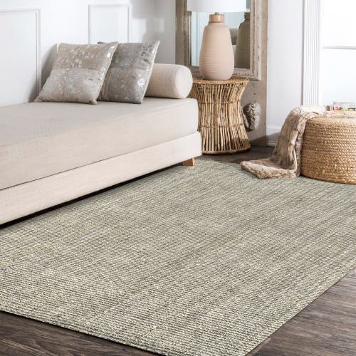 Jonathan Y Pata Hand Woven Chunky Jute Area Rug In Gray