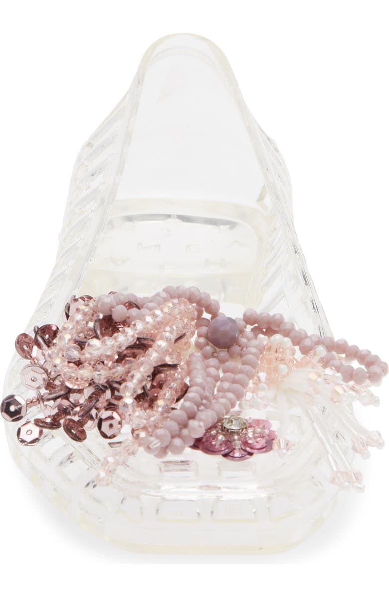 HEAVENLY JELLY Dazzla Jelly Ballet Flat, Alternate, color, Clear