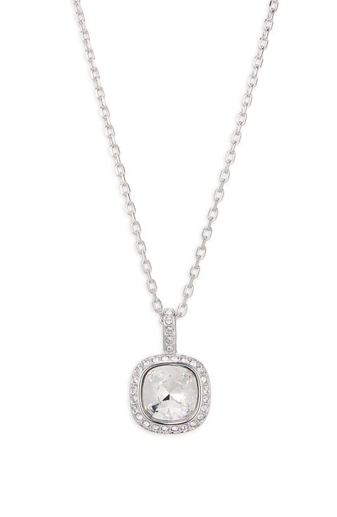 Una Angelic Crystal Pavé Pendant Necklace