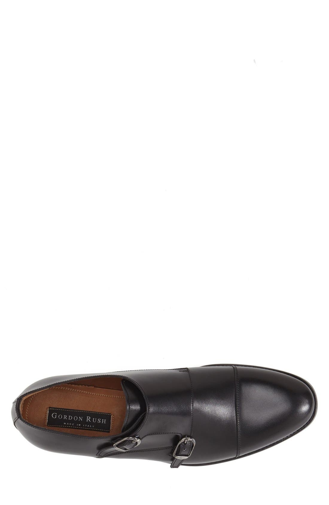 Gordon Rush 'Malone' Double Monk Strap Shoe, Alternate, color, 