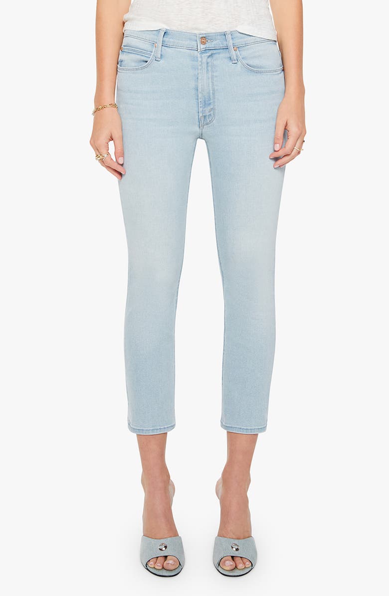 MOTHER The Dazzler Crop Jeans, Main, color, Pretty Please