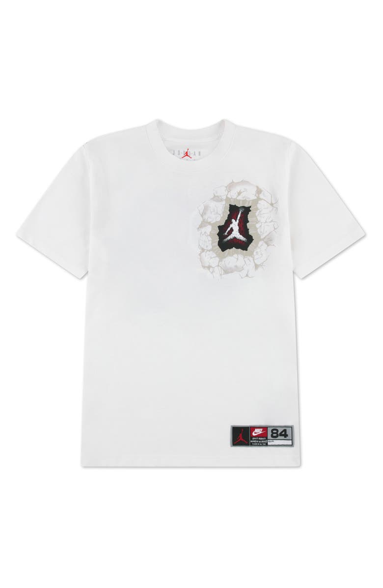 Jordan Kids' Jersey Breakthrough Graphic T-Shirt, Main, color, Sail