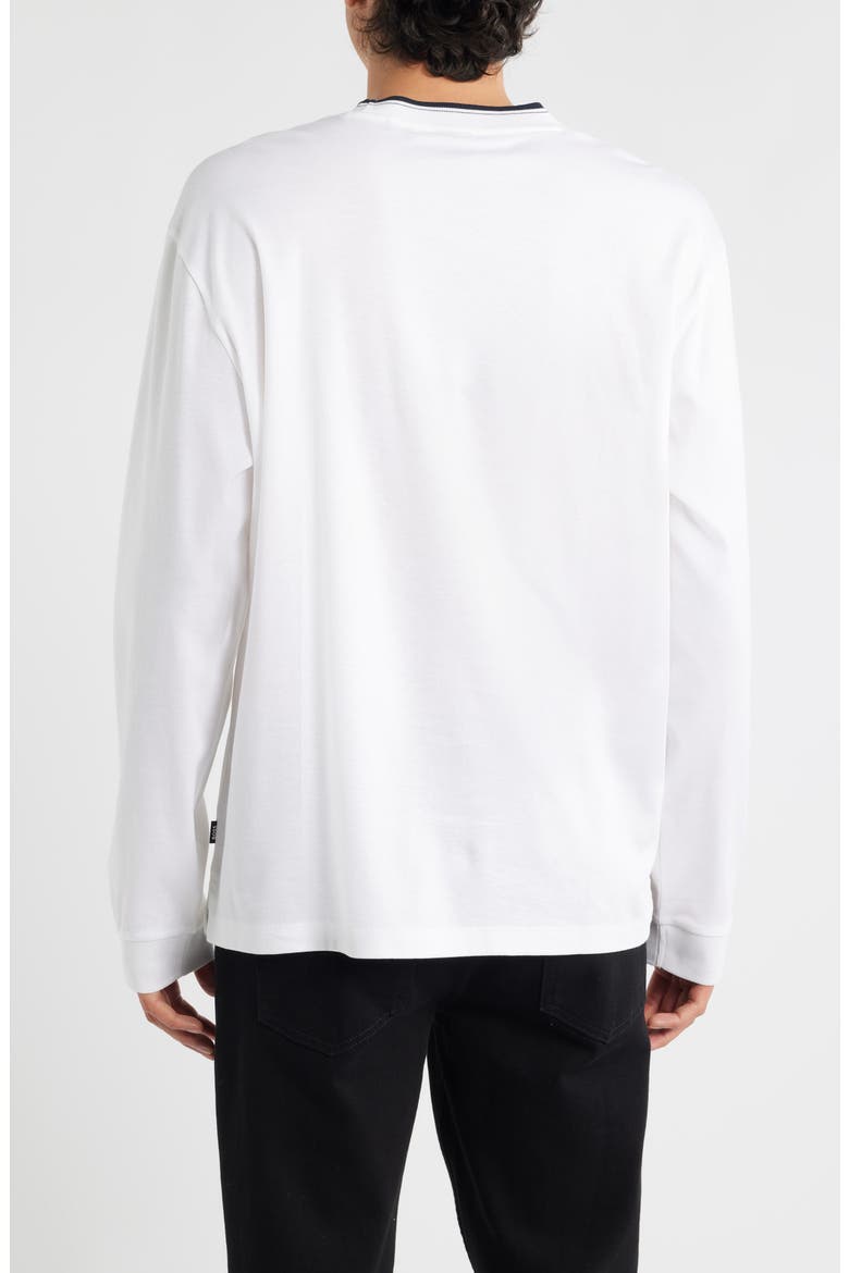 Talley Cotton Crewneck Top, Alternate, color, WHITE
