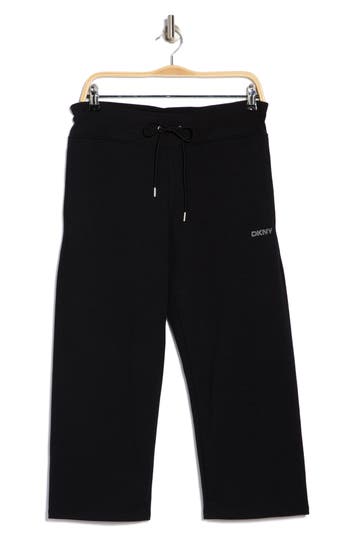 Dkny Mini Stud Logo Crop Pants