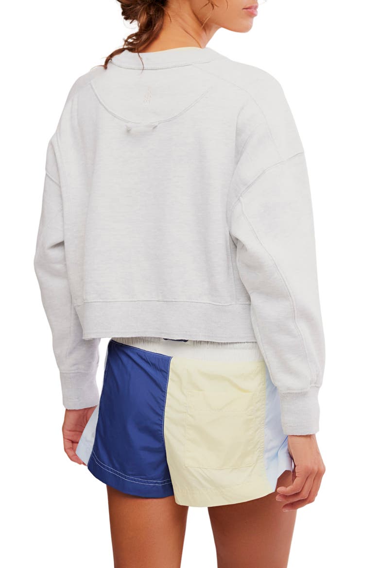 FP Movement Intercept Cotton Blend Sweatshirt, Alternate, color, LIGHT HEATHER GREY