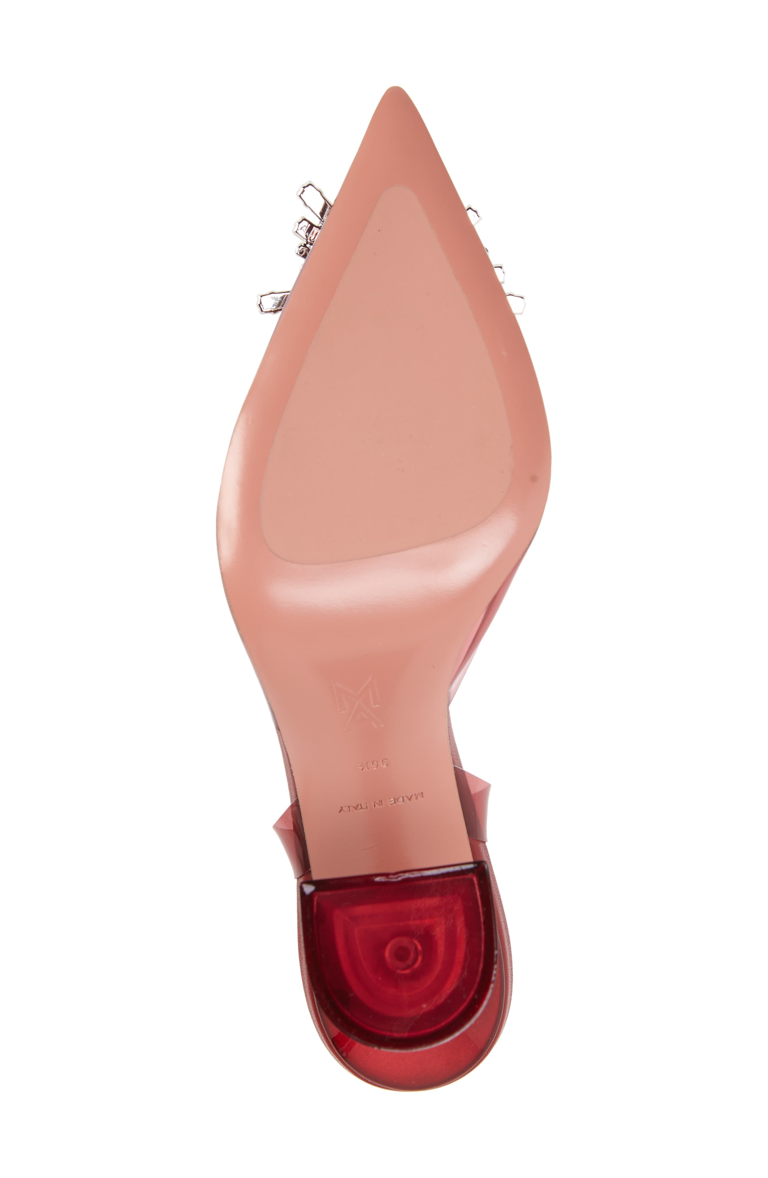 Begum Glass Pointed Toe Slingback Pump, Alternate, color, BORDEAUX