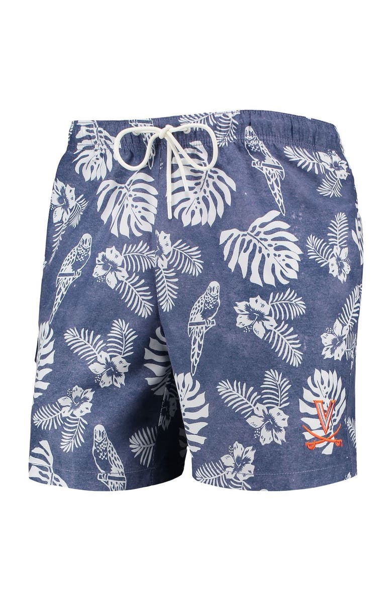 Tommy Bahama Men's Tommy Bahama Navy Virginia Cavaliers Naples Parrot in Paradise Swim Shorts, Alternate, color, 