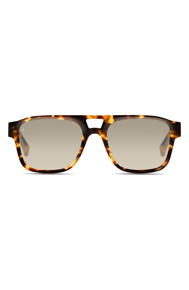 RAEN Rifka 54mm Square Sunglasses, Main, color, Scout Tortoise/ Moon Mist