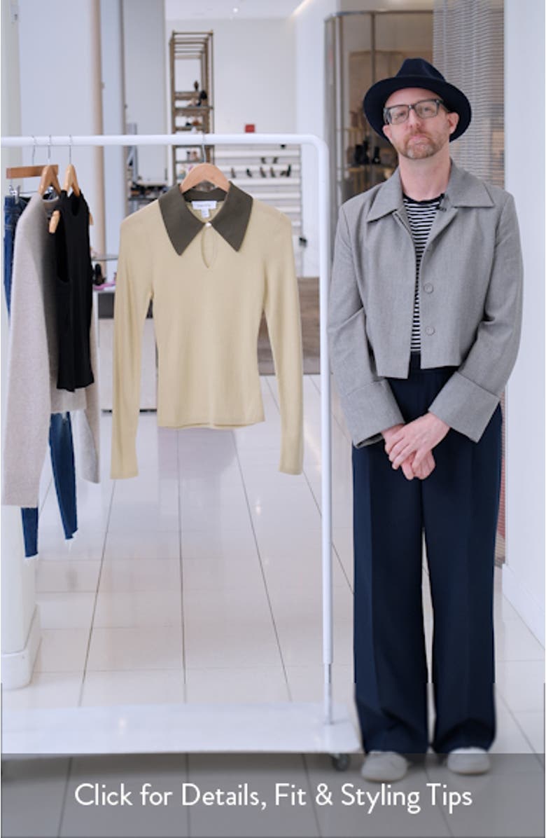 Keyhole Collar Rib Top, sales video thumbnail