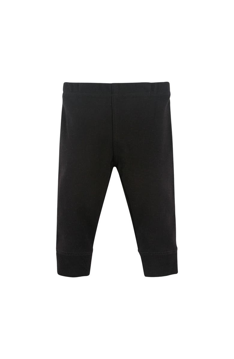 Hudson Baby Three-Piece Long-Sleeve Bodysuit Outfit with Pants and Footwear, Alternate, color, Pumpkin Truck