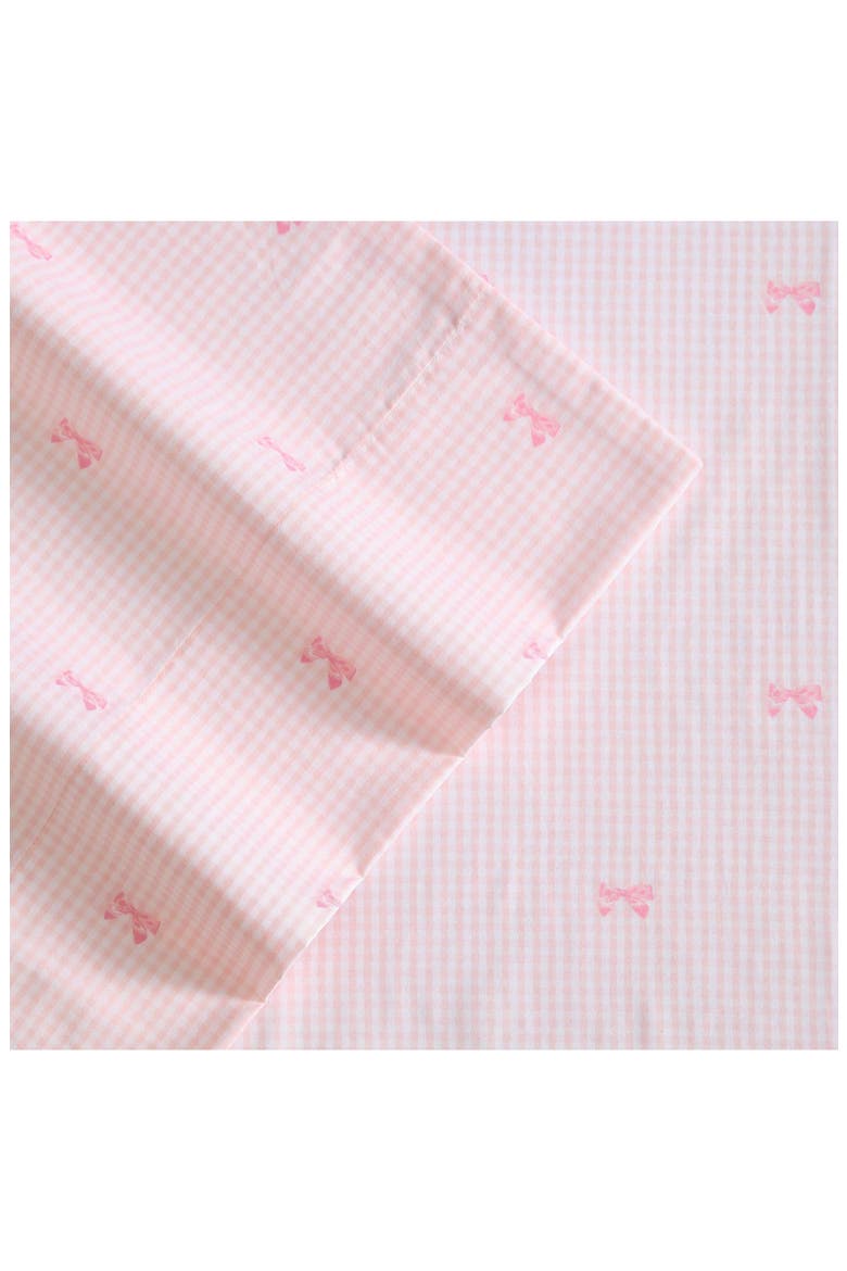 Tiny Bows Sheet Set, Alternate, color, PINK