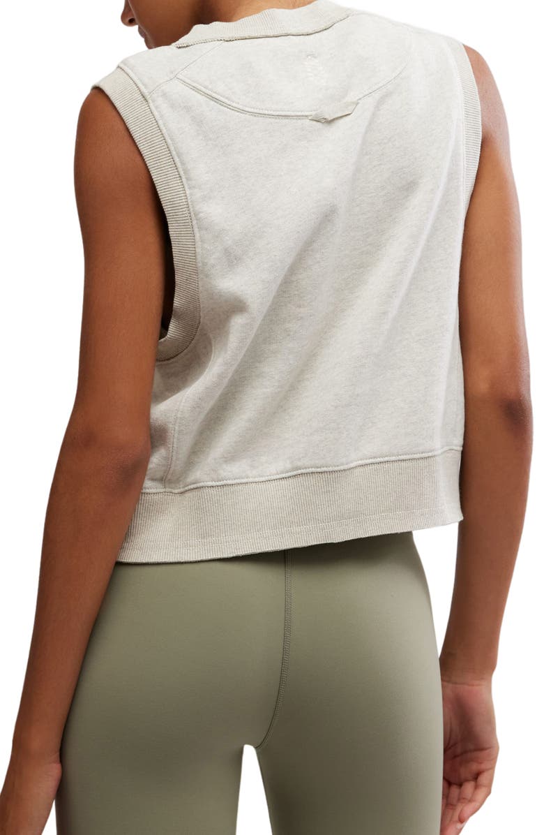 Free People FP Movement Intercept Tank, Alternate, color, Heather Grey