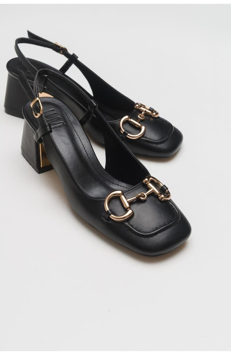 Prologue Shoes Karol Block Heel Pump, Alternate, color, Black