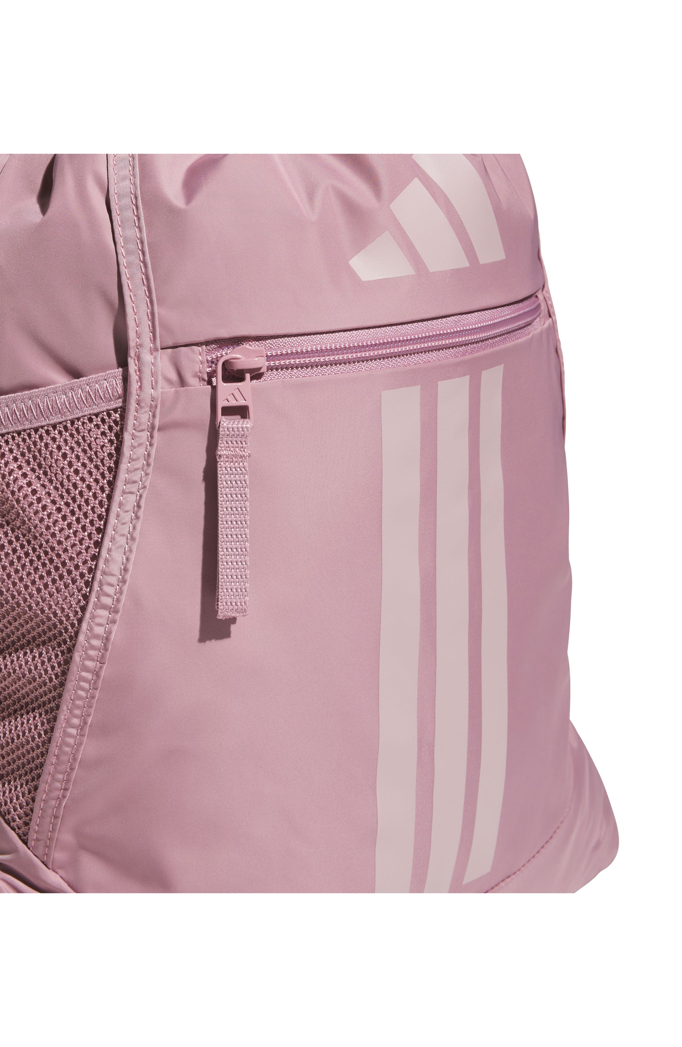 adidas Alliance 3 Sackpack, Alternate, color, Magic Mauve Purple/ Lilac
