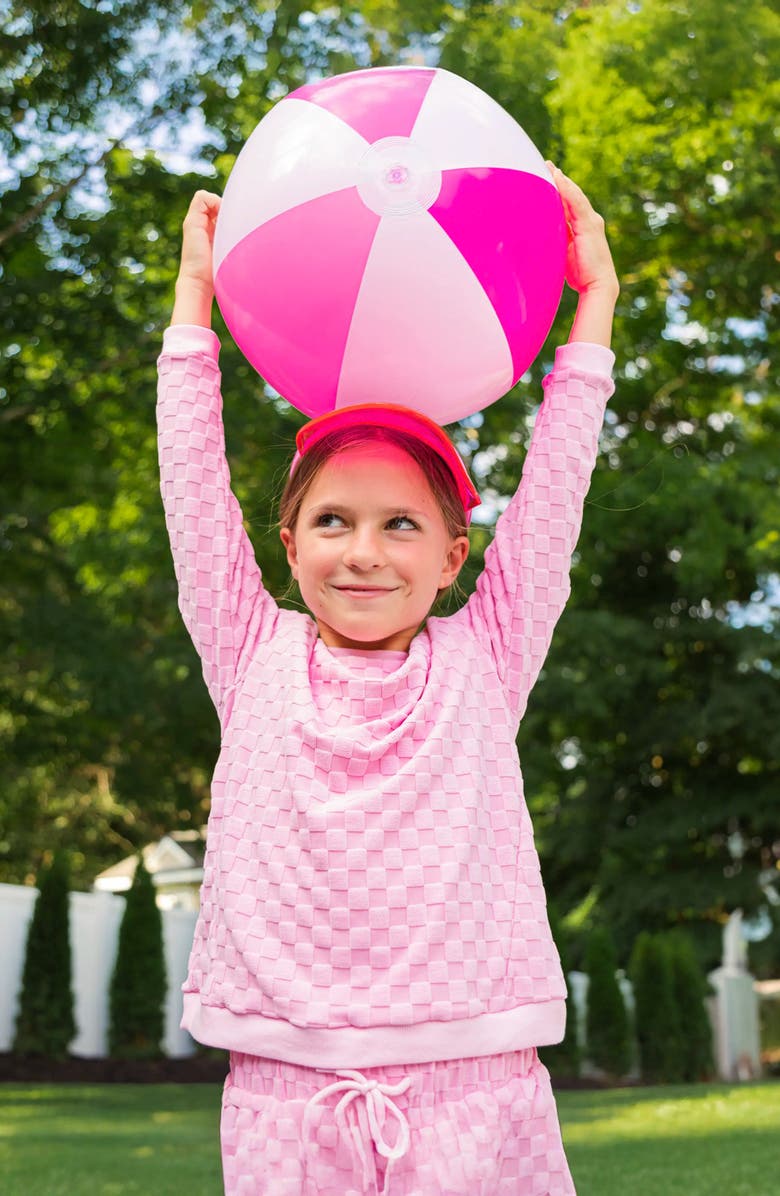 Limeapple Lightweight Terry Sweatshirt, Alternate, color, Candy Pink