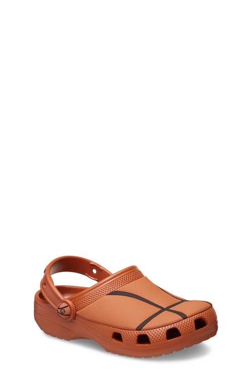 Crocs Toddler Classic Basketball Clog In Sienna