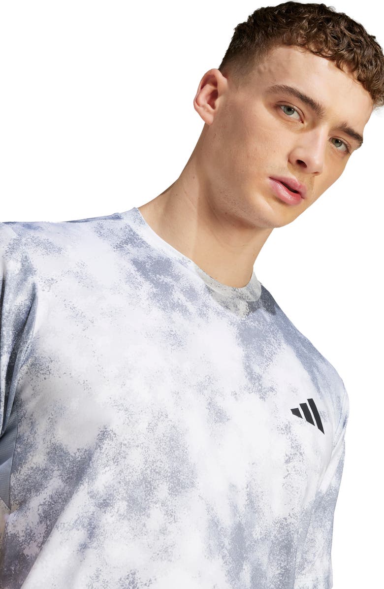 adidas Train Essentials Camo T-Shirt, Alternate, color, Halo Silver