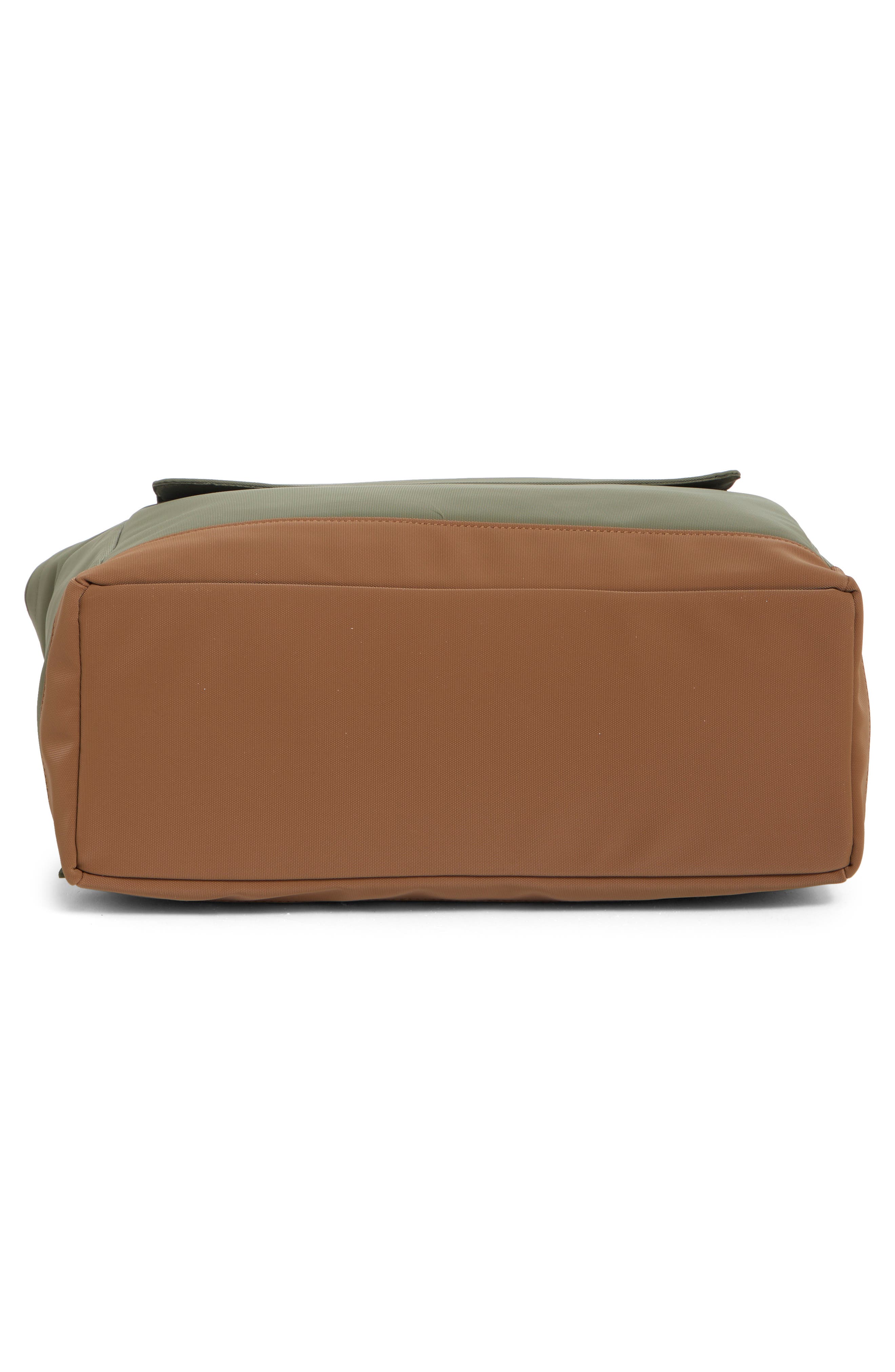 Faux Leather Tote, Alternate, color, NORDSTROM HUNTER/ MOCHA