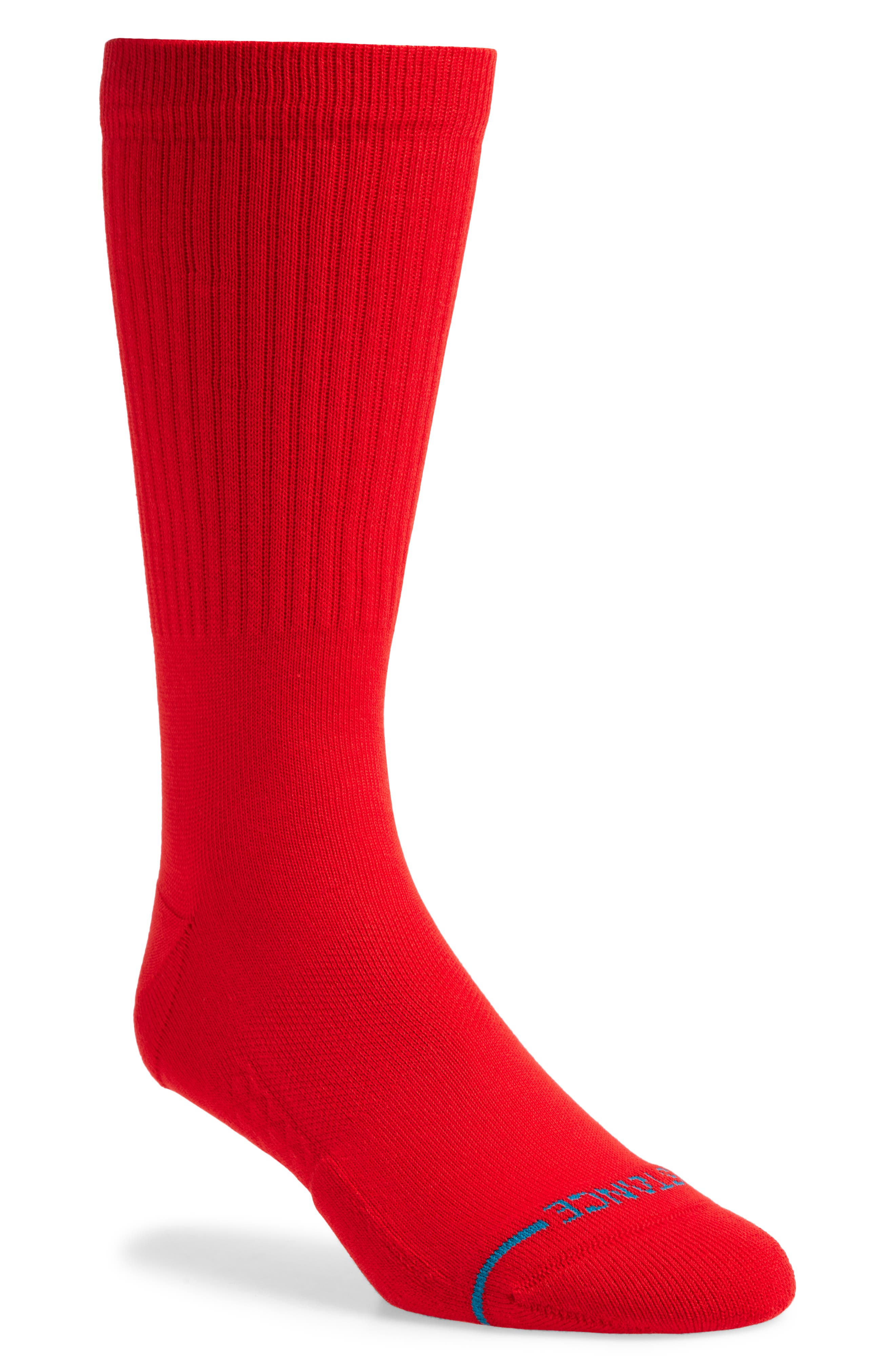 Stance Icon Crew Socks In Red