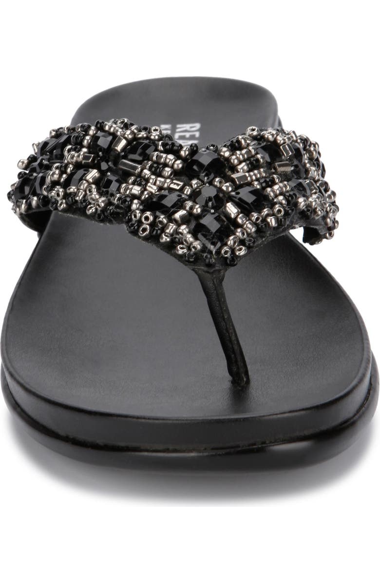 Kenneth Cole Reaction Glam-Athon Embellished Thong Sandal, Alternate, color,