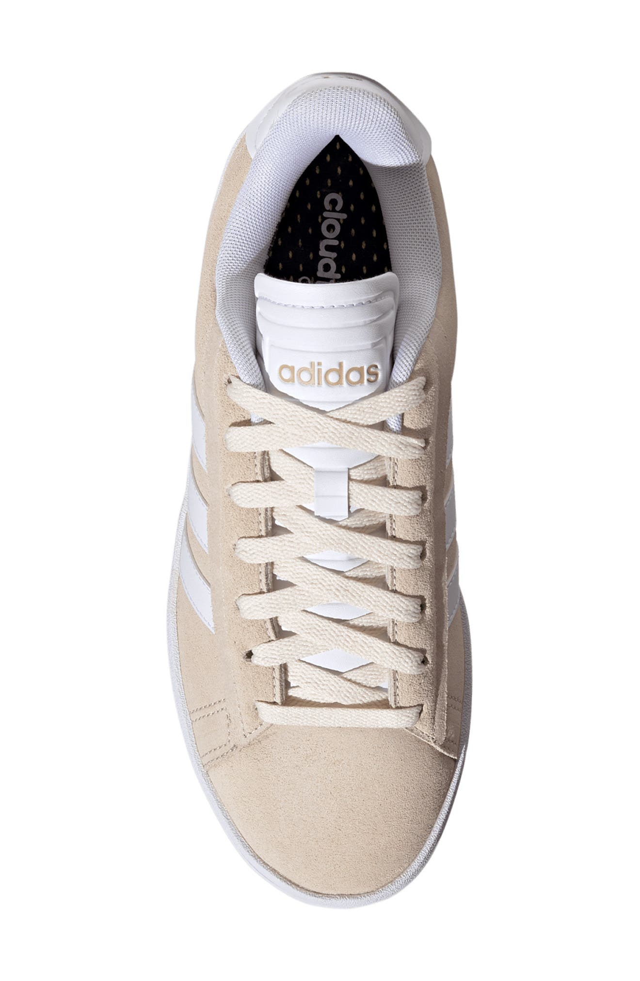 adidas Grand Court Alpha Sneaker, Alternate, color, White/ White/ Beige