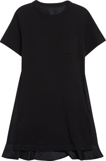 Nylon Twill Mix Cotton Jersey Dress – La Garçonne