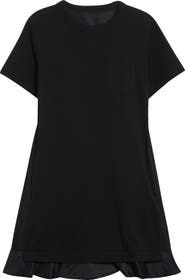Nylon Twill Mix Cotton Jersey Dress – La Garçonne