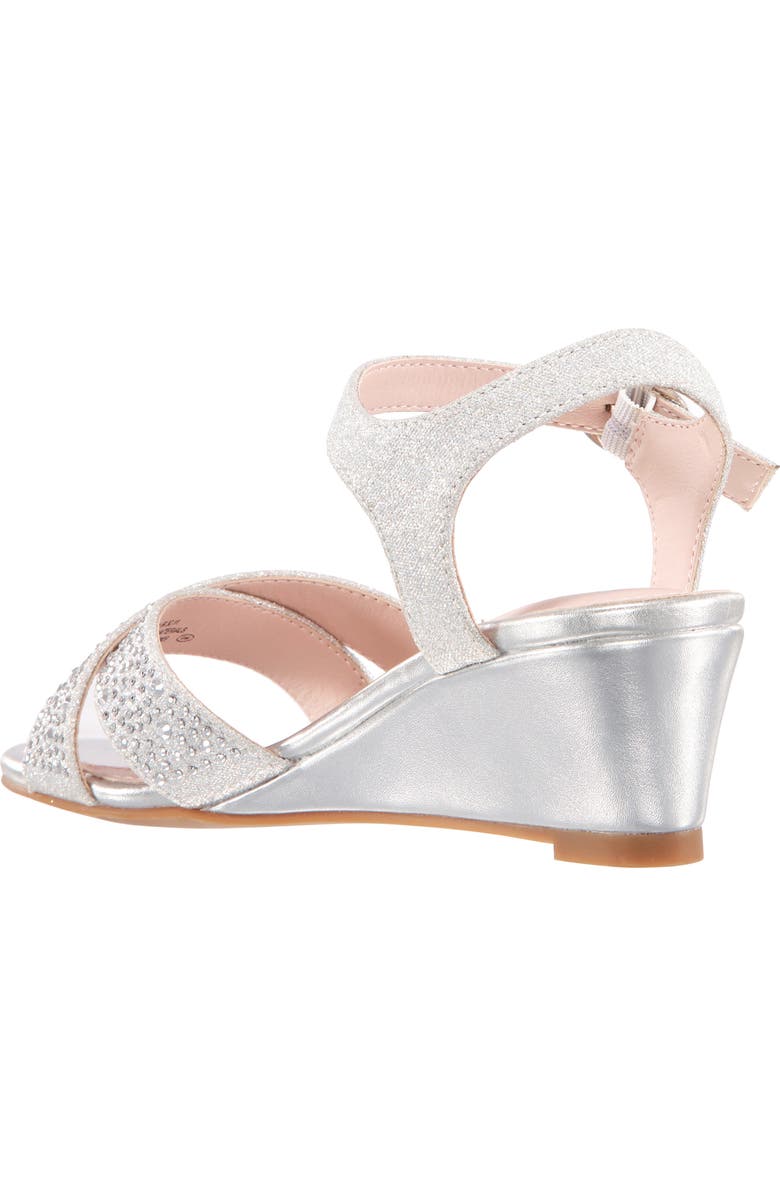 Nina Skarlet Glitter Wedge Sandal, Alternate, color,