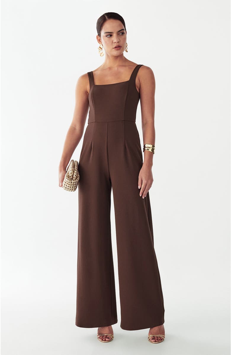ST MRLO Anika Jumpsuit, Alternate, color, Chocolate