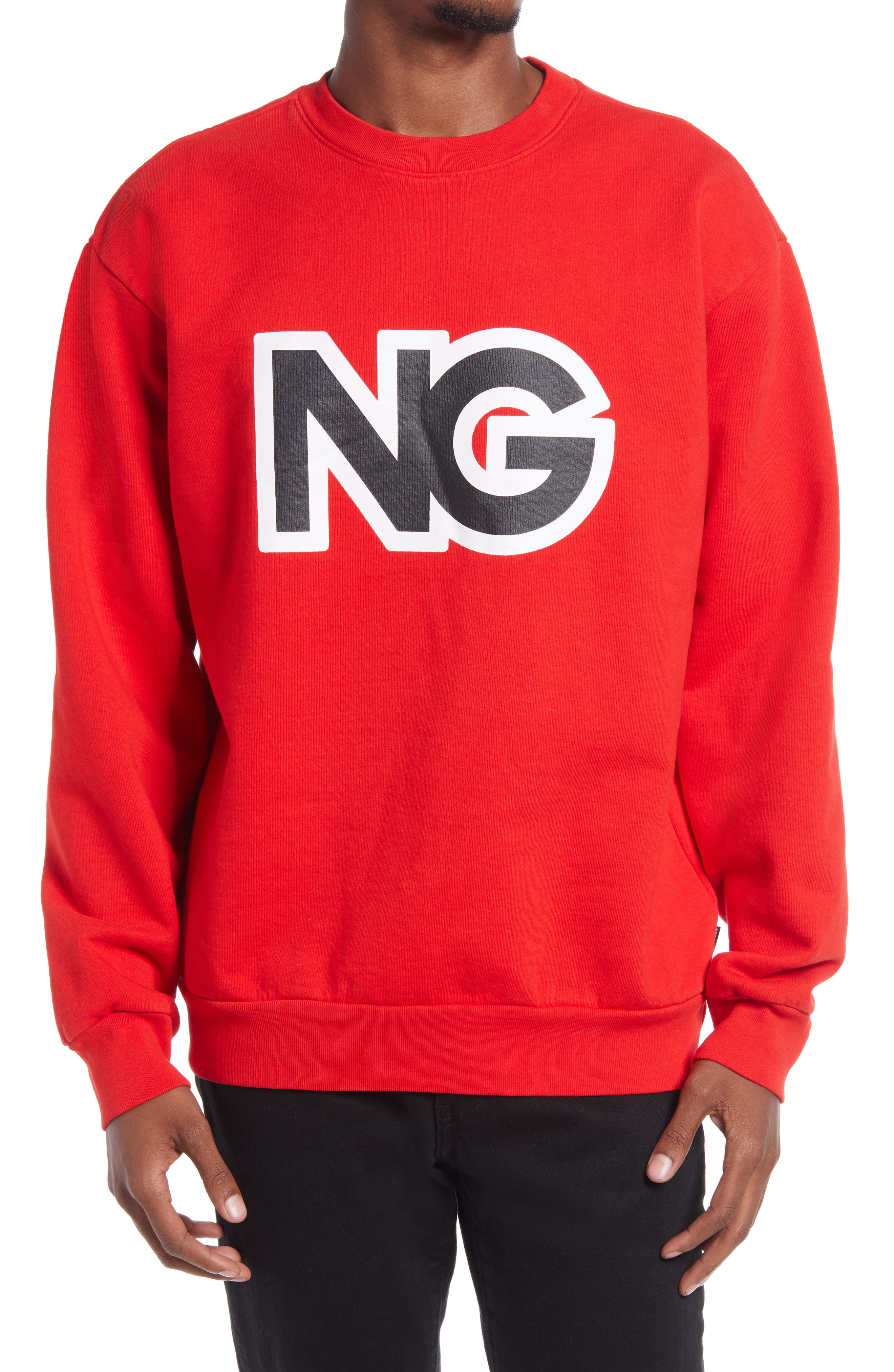 Noon Goons Linked Logo Crewneck Sweatshirt (Men) | Nordstromrack