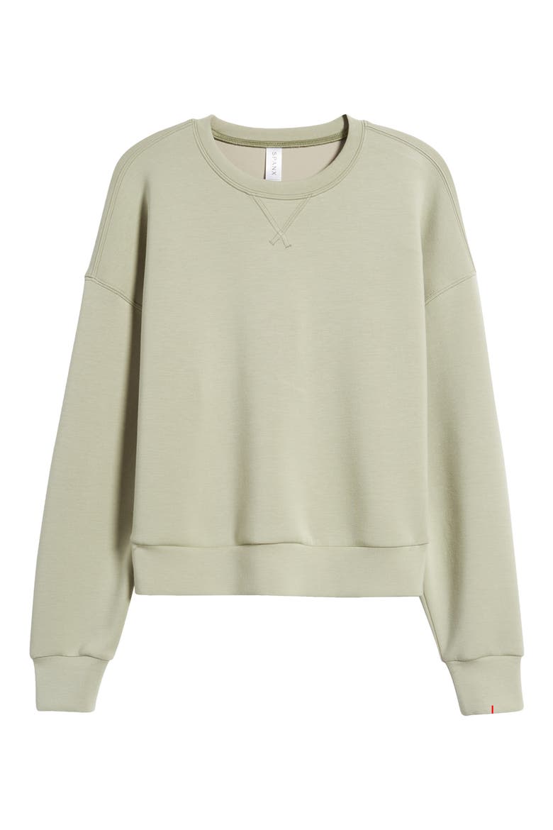 AirEssentials Crewneck Sweatshirt, Alternate, color, MATCHA