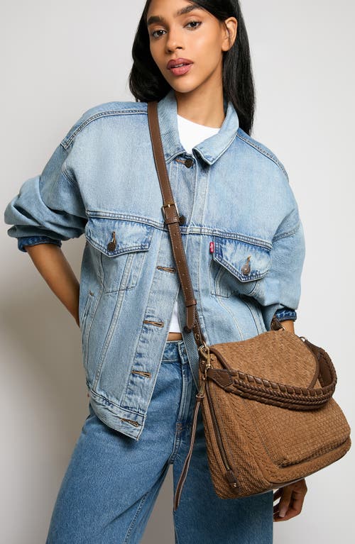 Aimee Kestenberg All For Love Woven Convertible Shoulder Bag In Brown