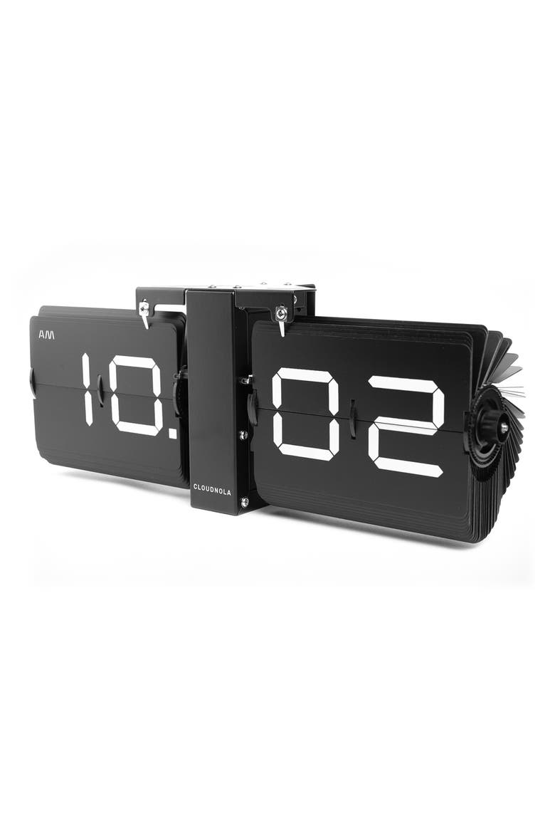 Flipping Out Flip Digital Clock, Alternate, color, BLACK ON BLACK
