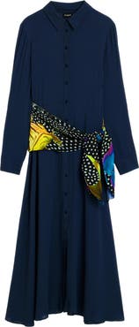 Desigual Long Sleeve Shirtdress
