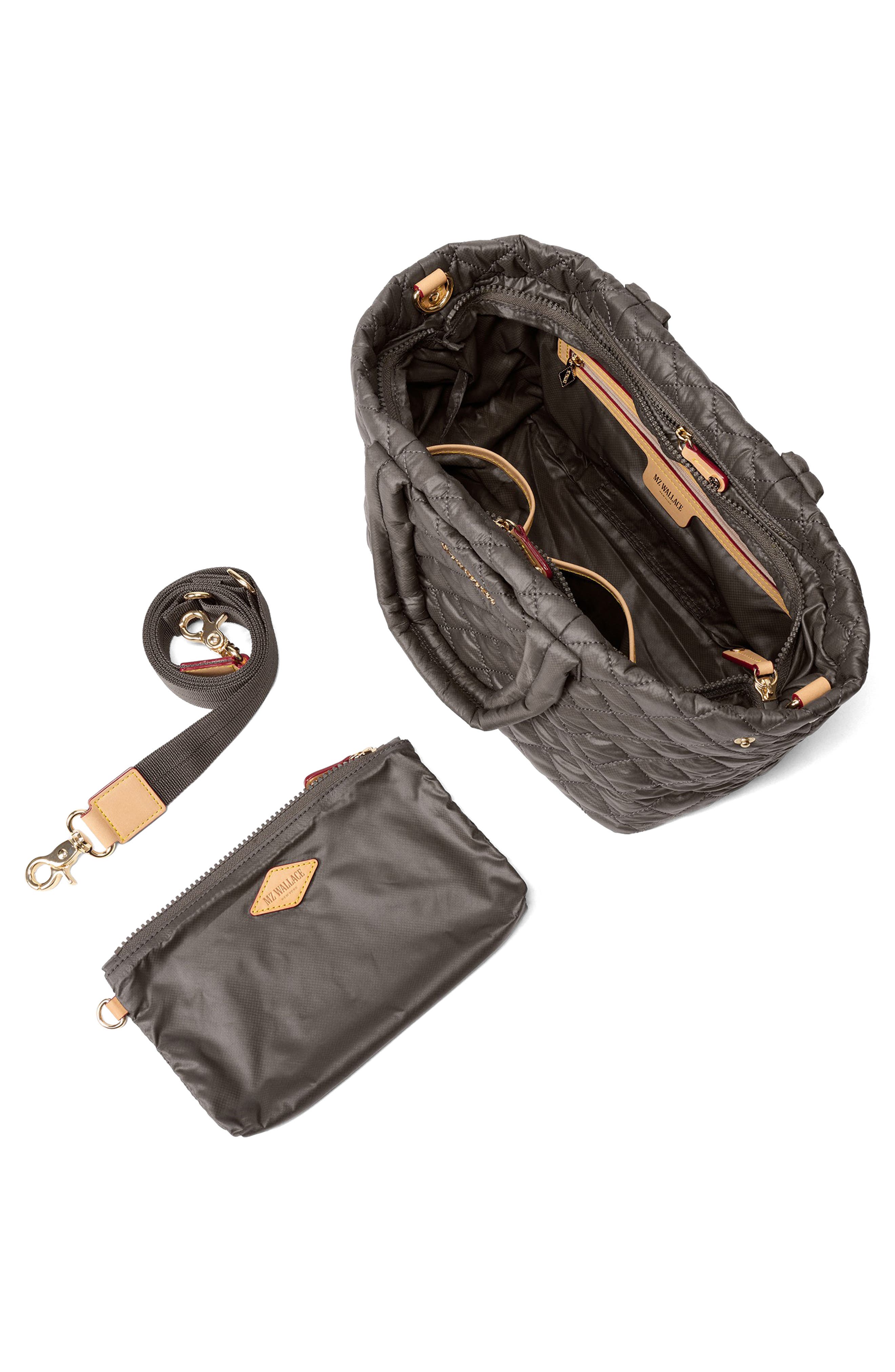 MZ Wallace Small Metro Quilted Nylon City Tote, Alternate, color, Magnet