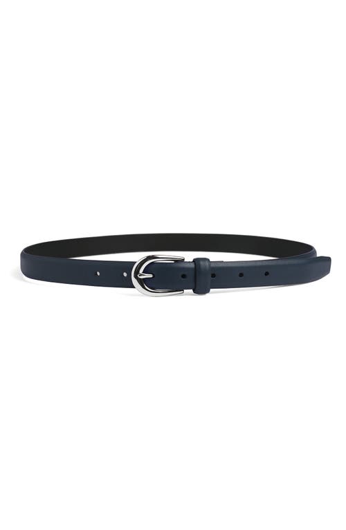 Favorite Daughter The Favorite Leather Belt In Blue