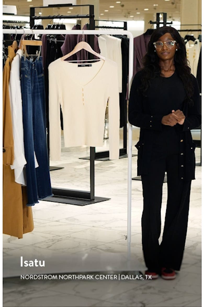 Karis Button Rib Top video