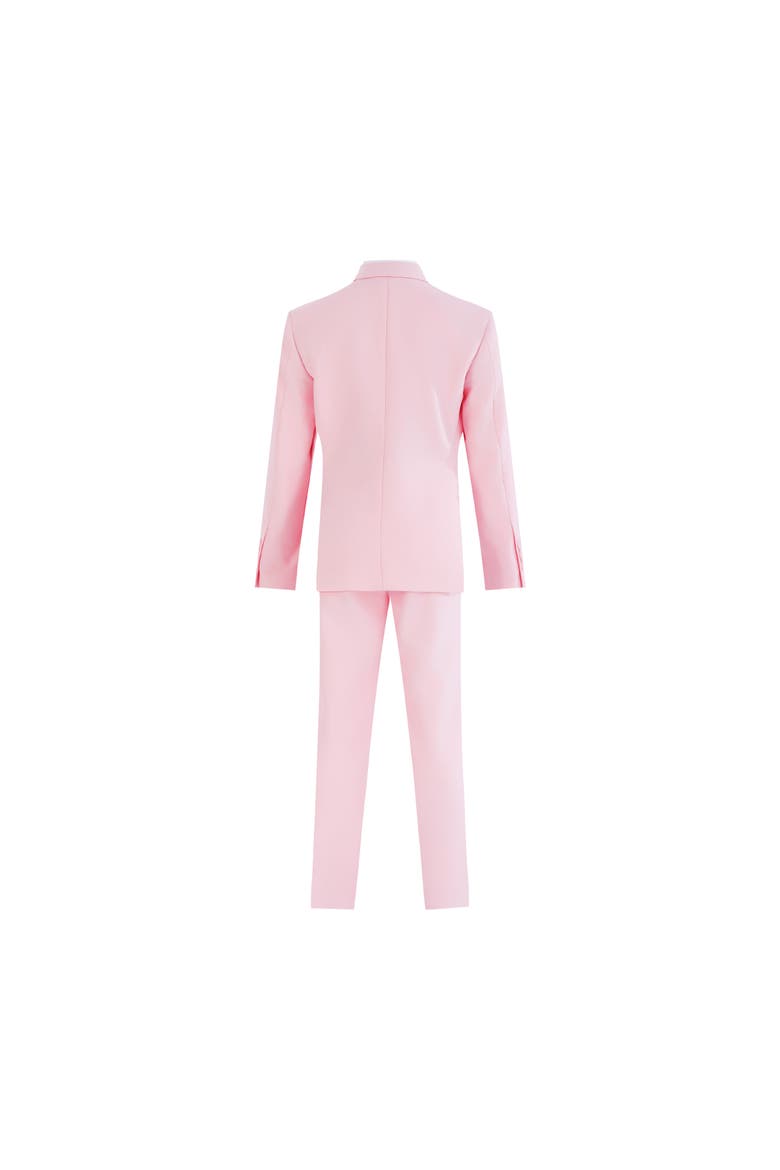 Four-Piece Tailored Suit Set, Alternate, color, Pink