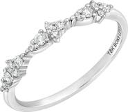 Bony Levy Getty Floral Diamond Stacking Ring