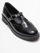 Forever & Always Shoes Janney Leather Strap Loafers
