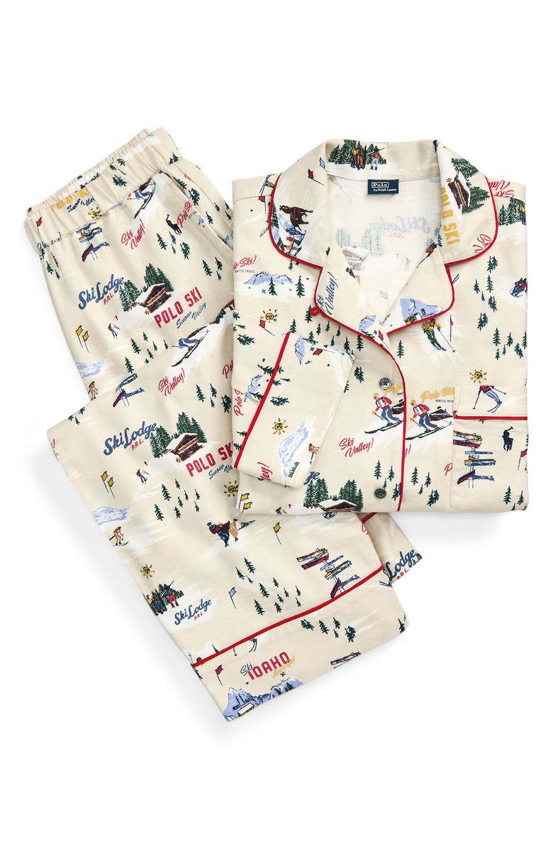 Polo Ralph Lauren Madison Print Cotton Pajamas, Alternate, color, 