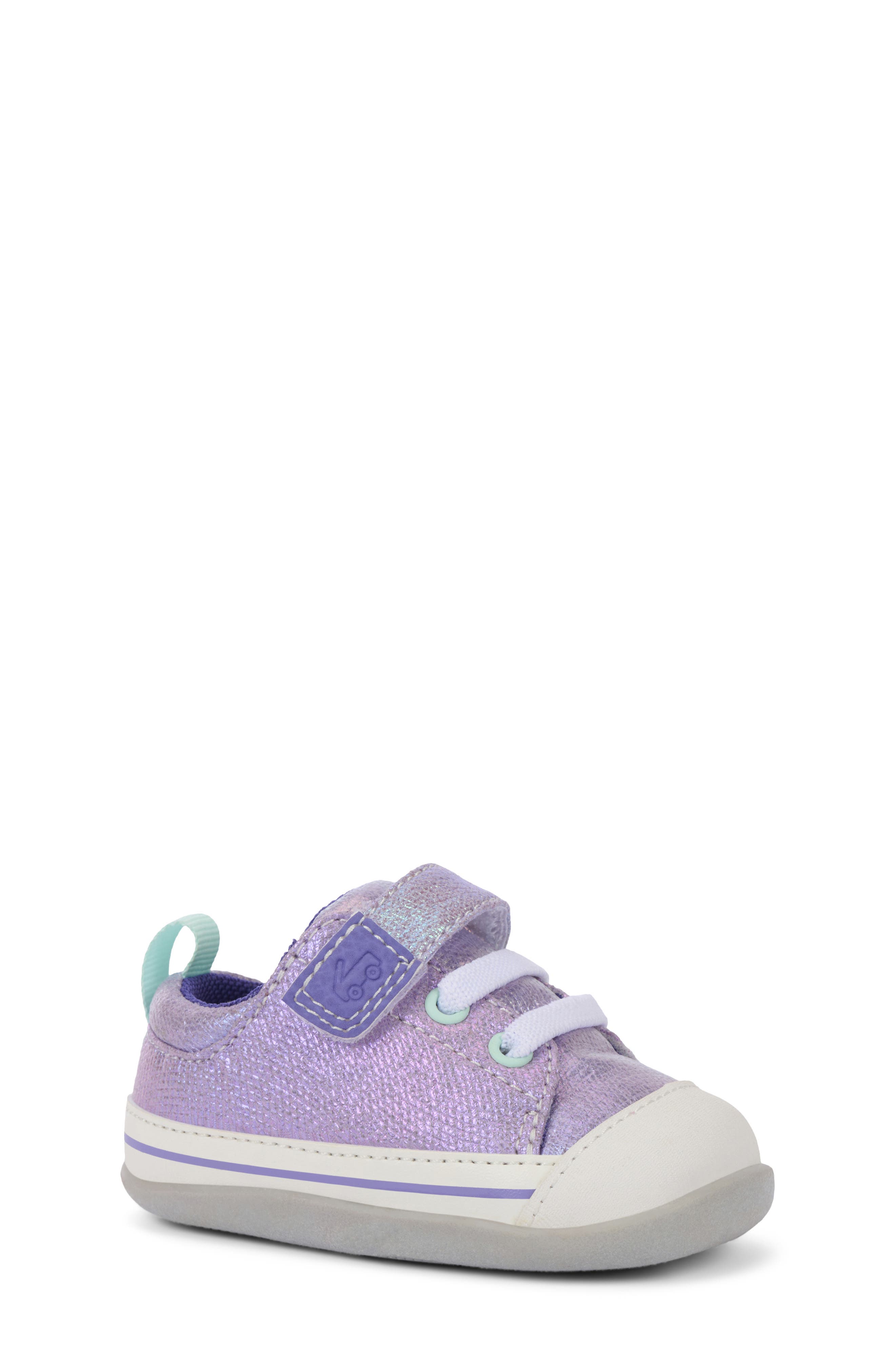 See Kai Run Kids' Mini Stevie Sneaker, Main, color, Purple Metallic